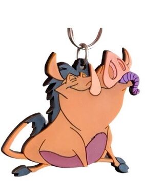 Vintage DISNEY Lion King: Pumba Eating a Purple Grub